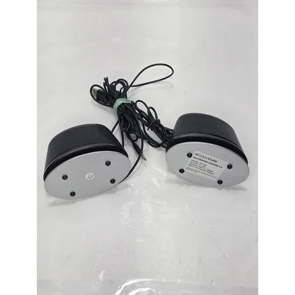 SW102 Computer Speakers, 5Wx2, Deep Bass in Small Body, Stereo 2.0 USB Powered 3 - Picture 7 of 11